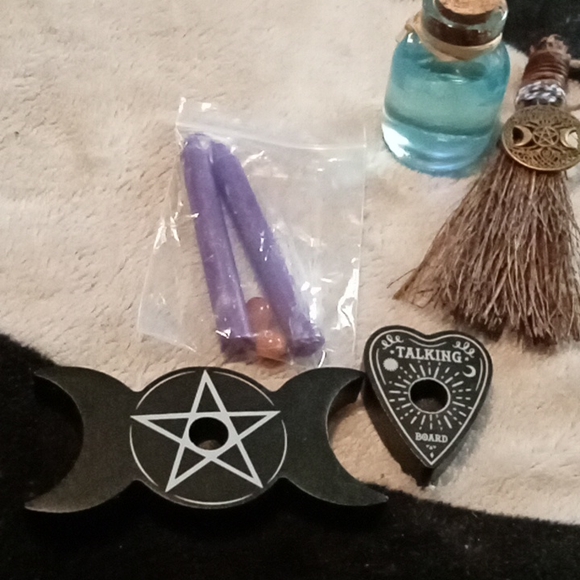 Wiccan candle holders. Planchette left only! - Picture 1 of 4